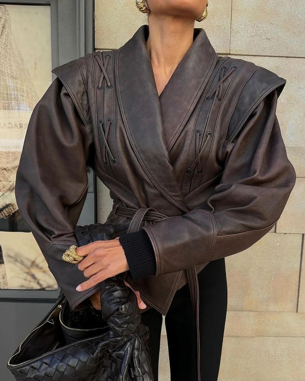 Elyana Vintage Lederjacke