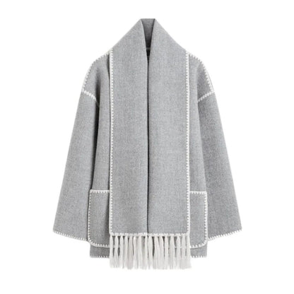 Elyana Strickjacke mit Schal