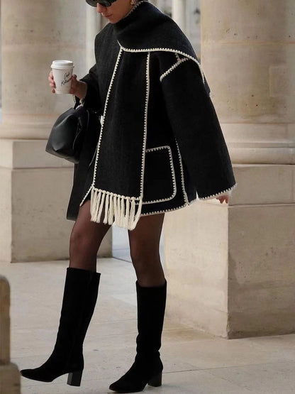 Elyana Strickjacke mit Schal