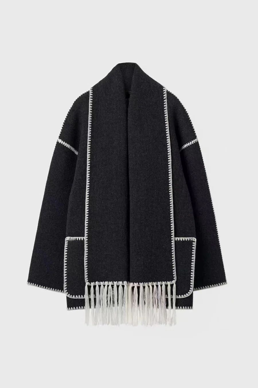 Elyana Strickjacke mit Schal