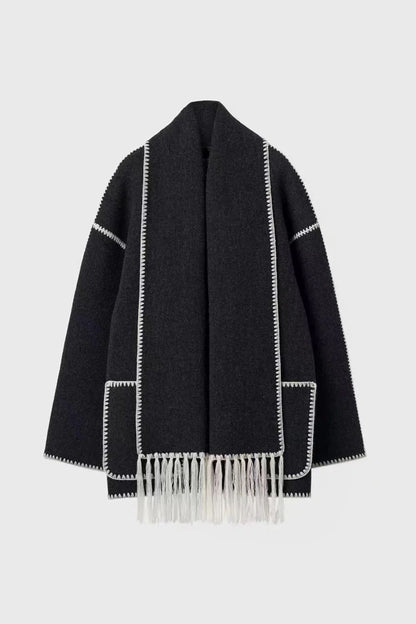 Elyana Strickjacke mit Schal