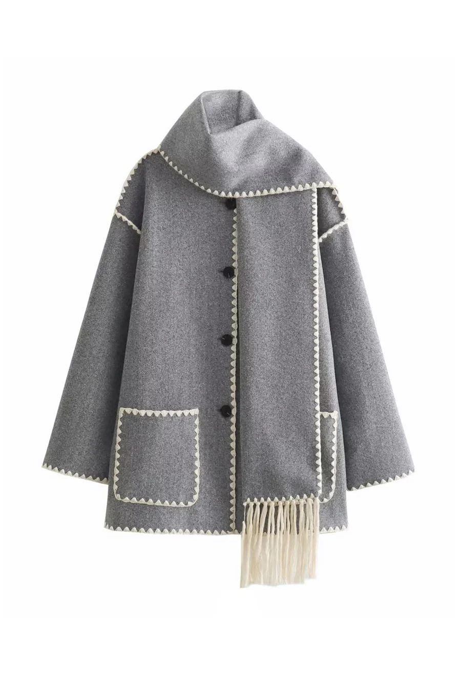 Elyana Strickjacke mit Schal