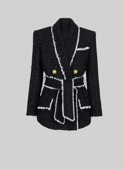 Elyana Premium Blazer mit Gürtel