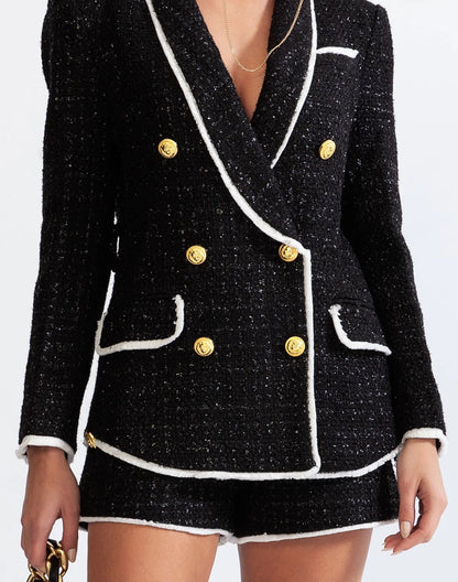 Elyana Premium Blazer mit Gürtel