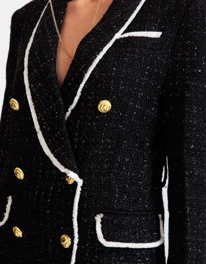 Elyana Premium Blazer mit Gürtel